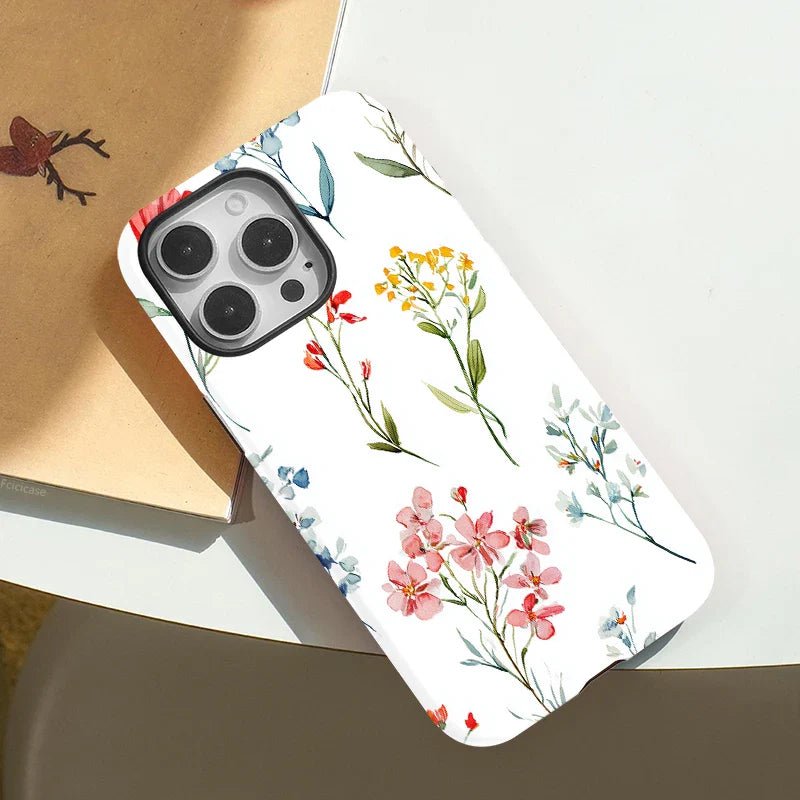 Rhode Matte Acrylic Flower Phone Case - SPEECHLEZ