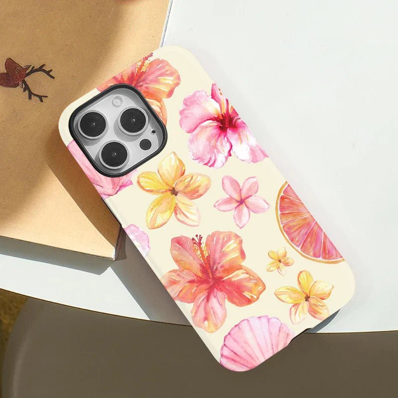 Rhode Phone Case Flower Pattern - SPEECHLEZ